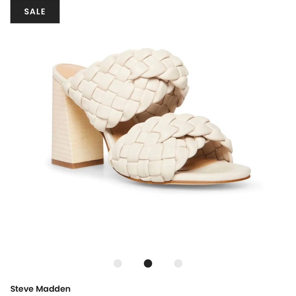 Steve Madden Twisted Bone Mule Heel !!! - image 1